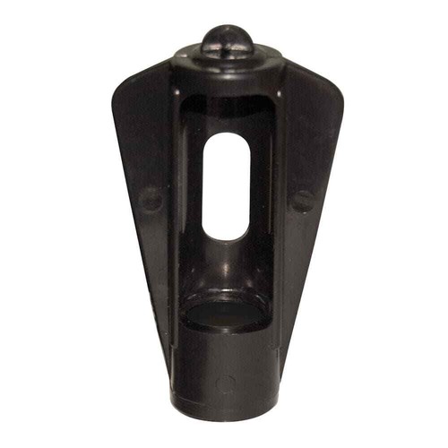 Black plastic co2 bulb holder - black,