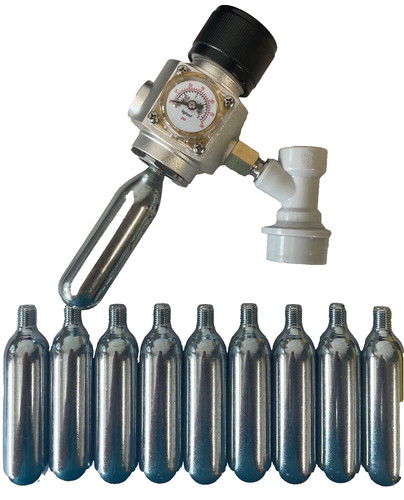 Co2 gas regulator with ten - gas,