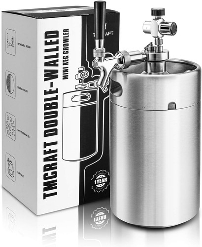 128oz double walled mini keg - mini,